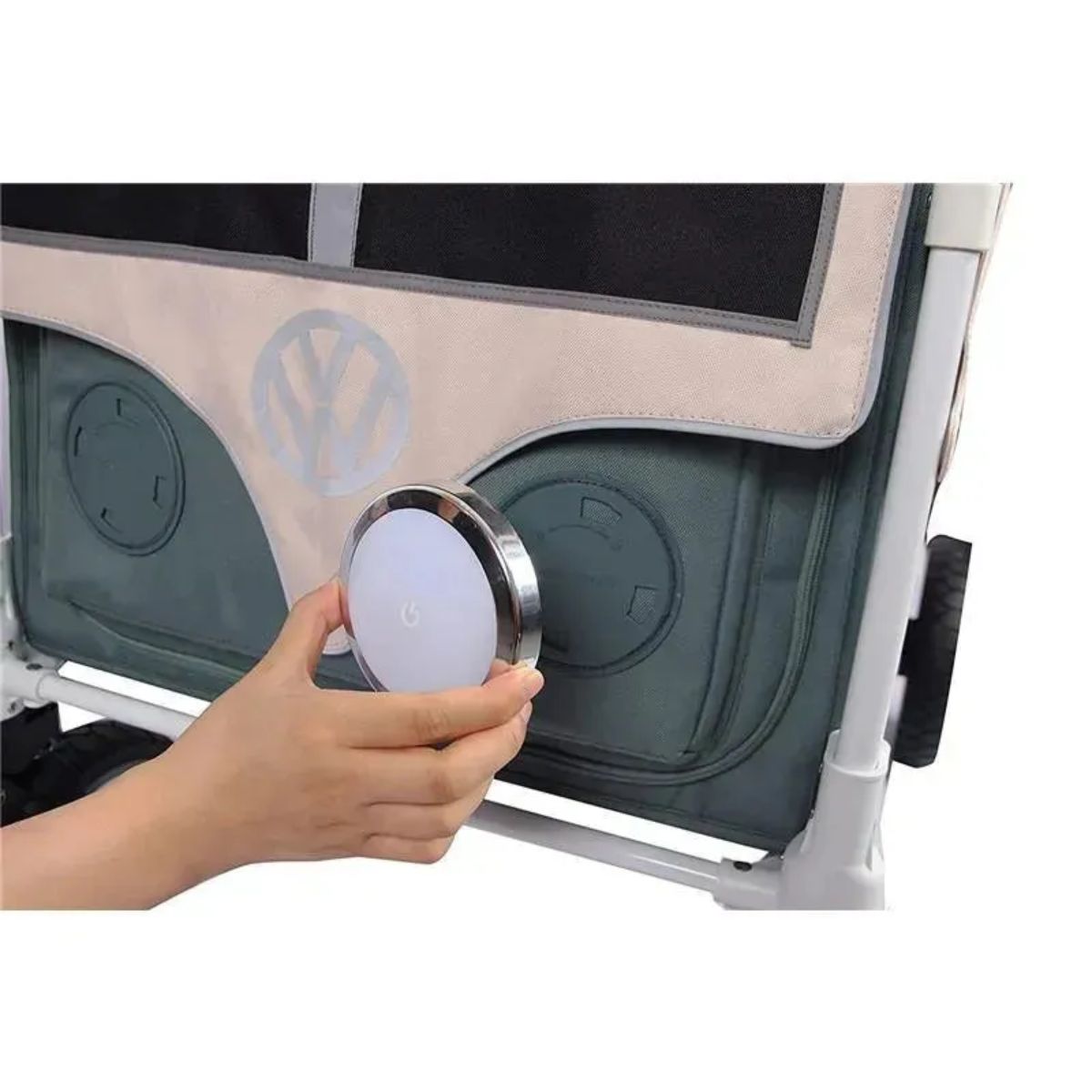 Wonderfold VW4 Edition Quad Stroller in Bondi Blue