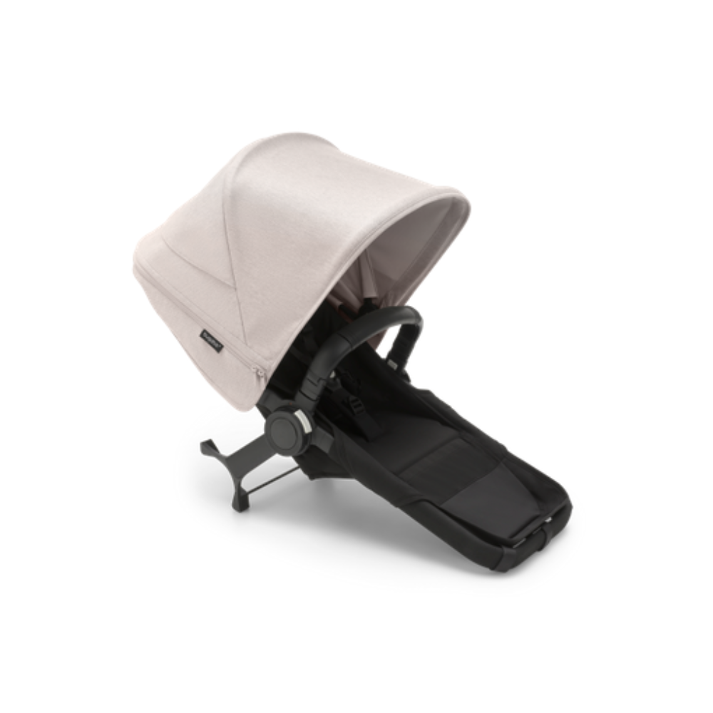 Bugaboo Donkey 5 Duo Extension Complete - Midnight Black / Misty White - Luna Baby Store Miami
