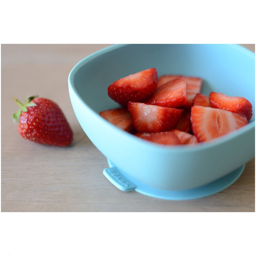 Beaba Silicone Suction Meal Set - Set of 4 - Rain
