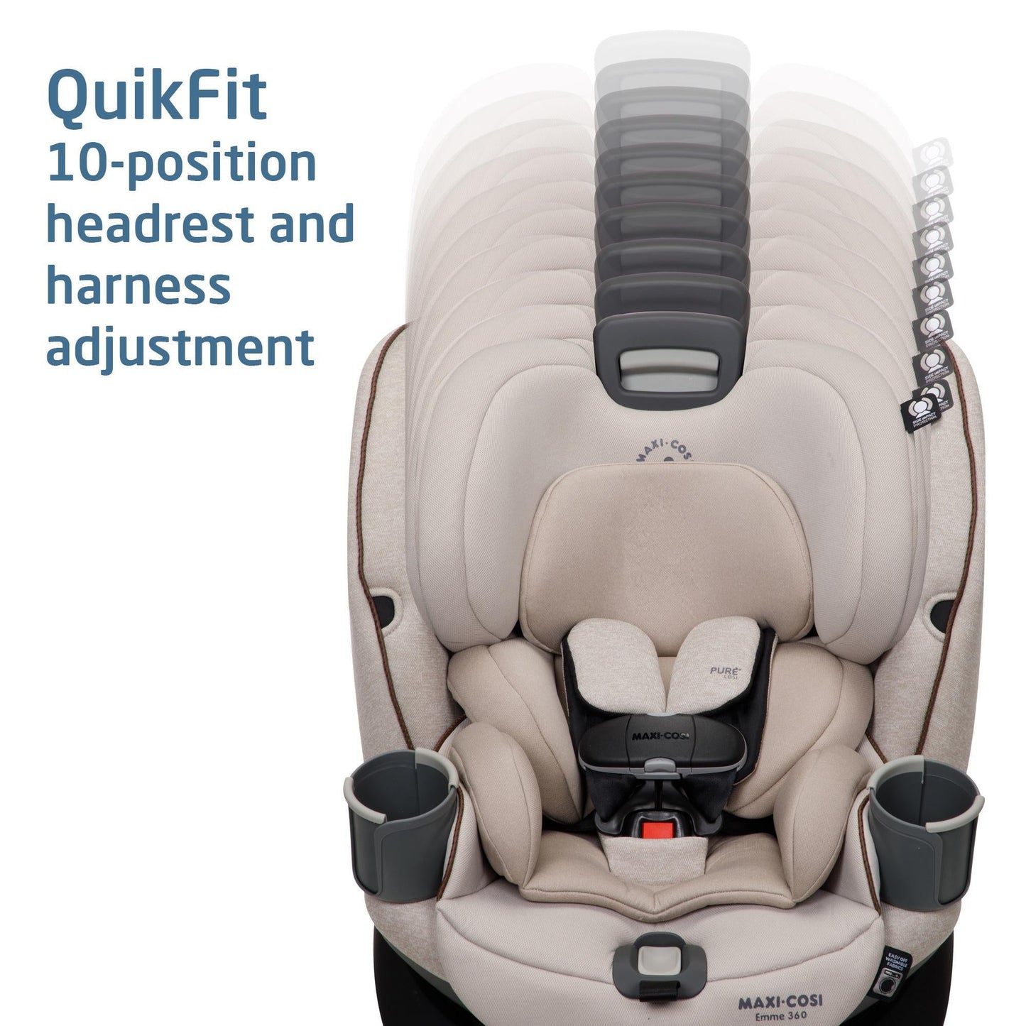 Maxi Cosi Emme 360 Rotating All-in-One Car Seat - Desert Wonder - Luna Baby Store Miami