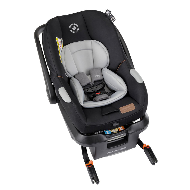 Mico Luxe+ Infant Car Seat - Essential Black