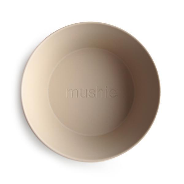 Mushie Round Dinnerware Baby Bowl, Set of 2