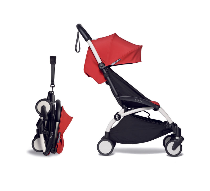 YOYO2 6+ Complete Stroller White Frame / Red