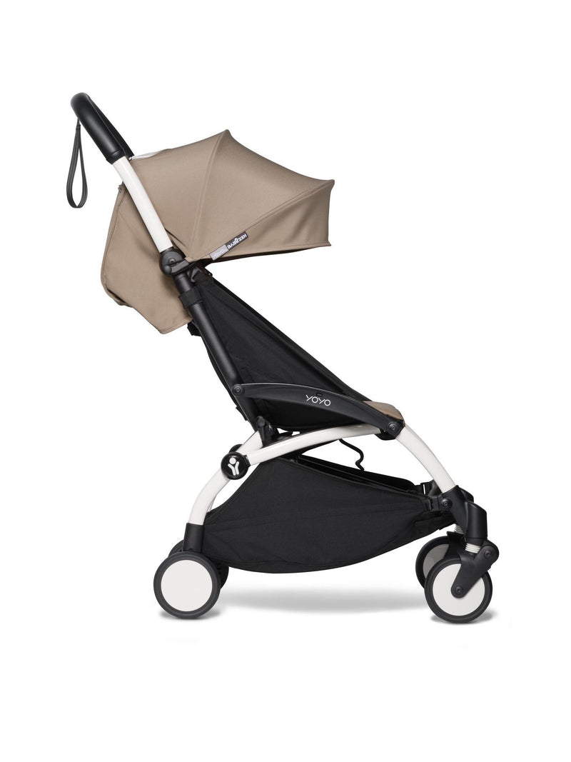 YOYO2 6+ Complete Stroller White Frame / Taupe