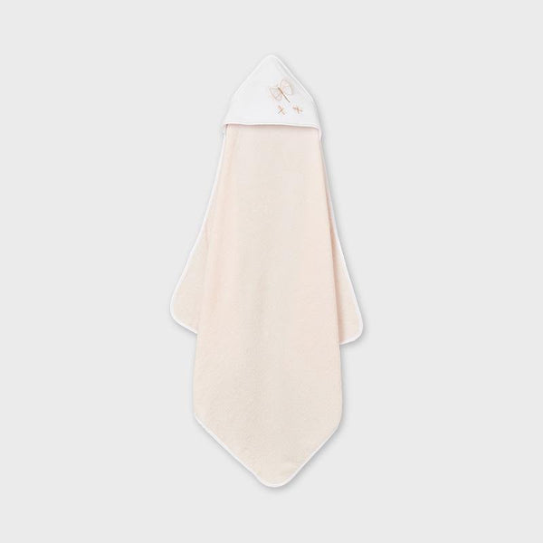 Embroidered Baby Towel Pink