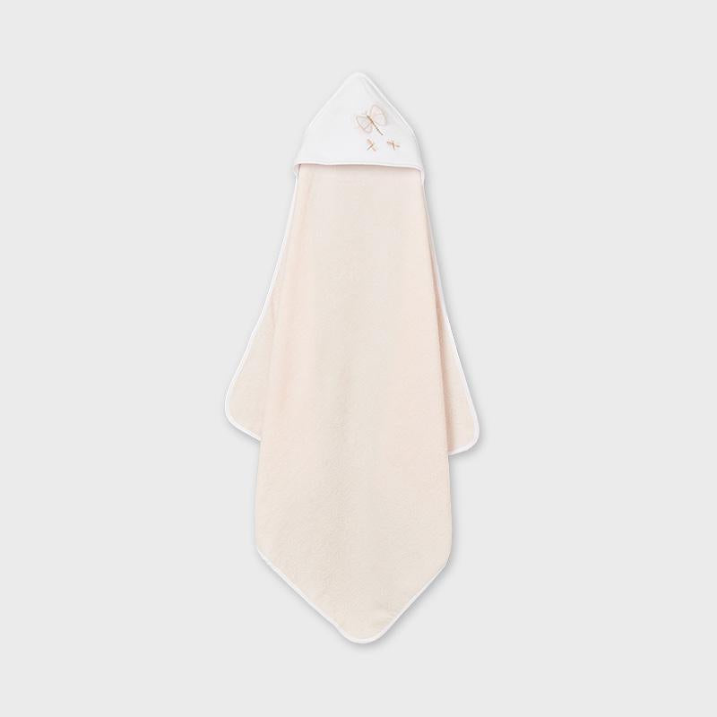 Embroidered Baby Towel Pink