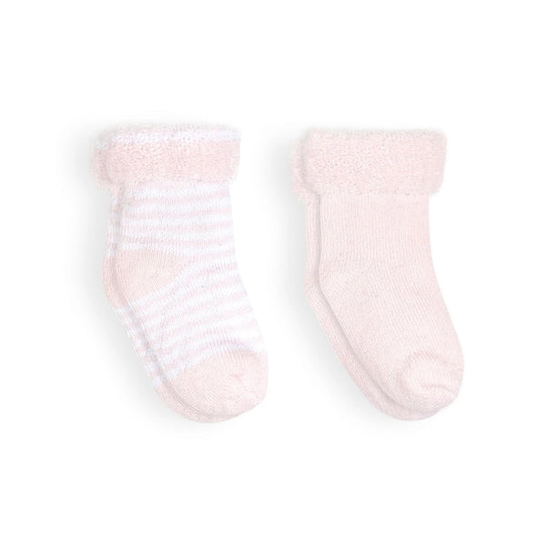 Baby Terry Socks 2 Pack - Pink