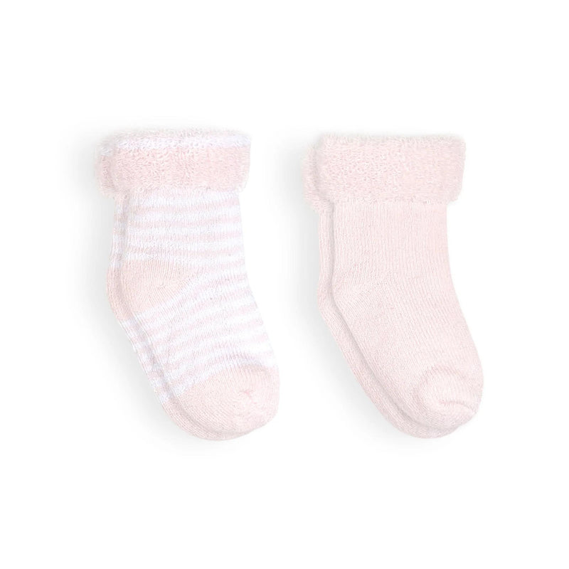 Baby Terry Socks 2 Pack - Pink