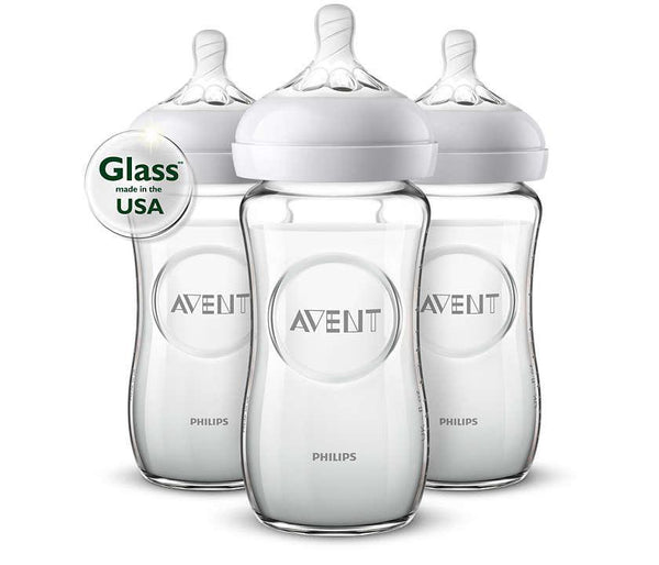 Avent Natural Glass Baby Bottle SCF703/37 - Luna Baby Modern Store