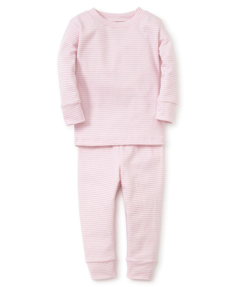 Simply Stripes Pajama Set Snug Fit Pink