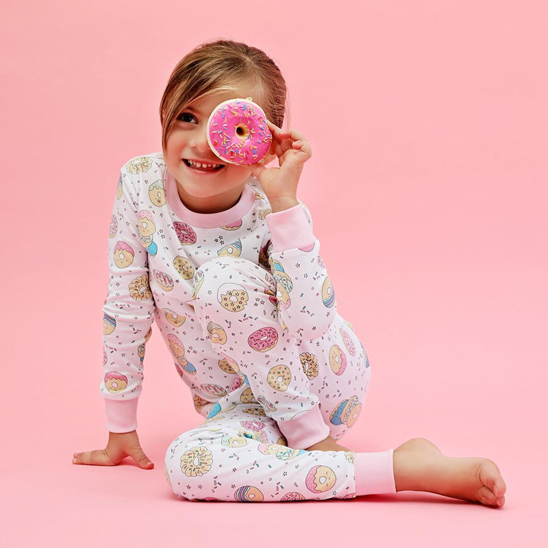 Pajama 2 Pieces Pink Donuts
