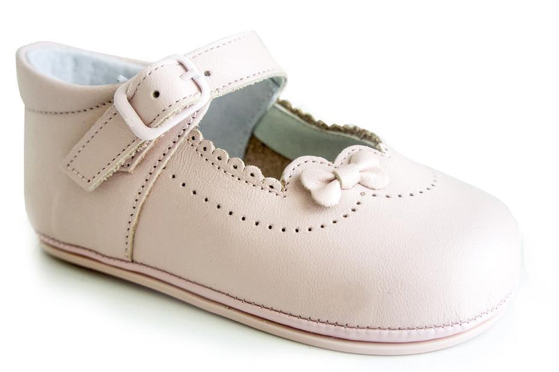 Patucos Infant Classic soft lovely leather Shoes for Girls - Luna Baby Modern Store