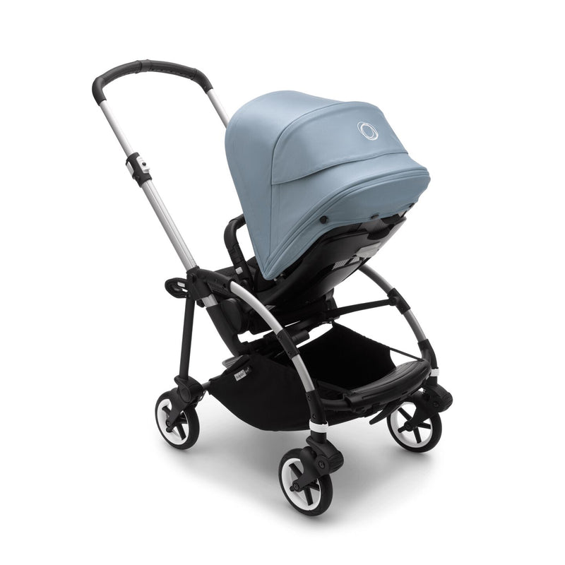 Bee 6 Complete Stroller Aluminum Chassis/Black Seat/Vapor Blue Canopy