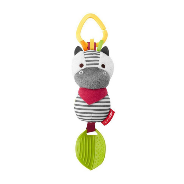 Bandana Buddies Chime & Teether Toy - Zebra