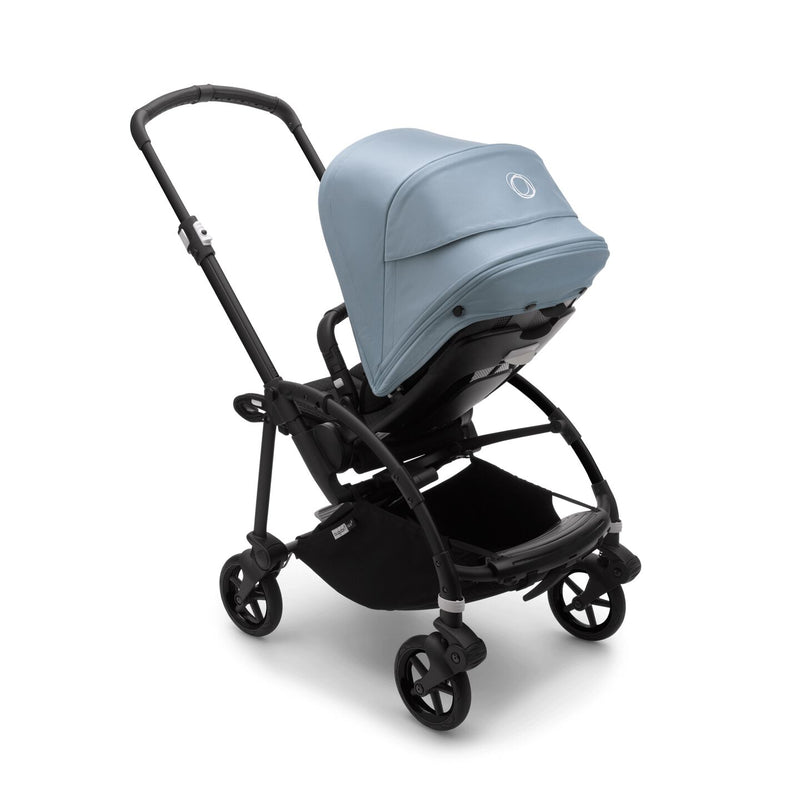 Bee 6 Complete Stroller - Black Chassis/ Black Seat/ Vapor Blue Canopy