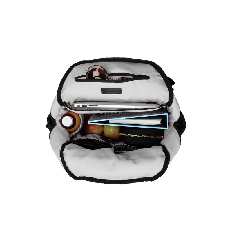 BK718 Diaper Backpack Heather Grey