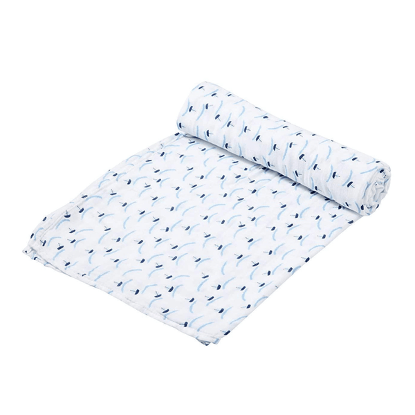 Swaddle Blanket Ditsy Boats