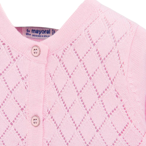 Knitting Cardigan Pink