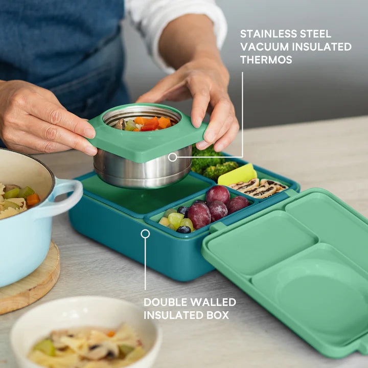 OmieBox Insulated Hot & Cold Bento Box - Meadow