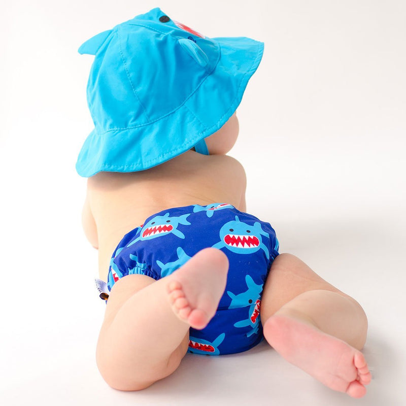 UPF50+ Baby Swim Diaper & Sun Hat Set