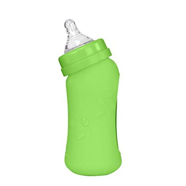 Baby Bottle Made From Plants And Glass (8 oz) Green