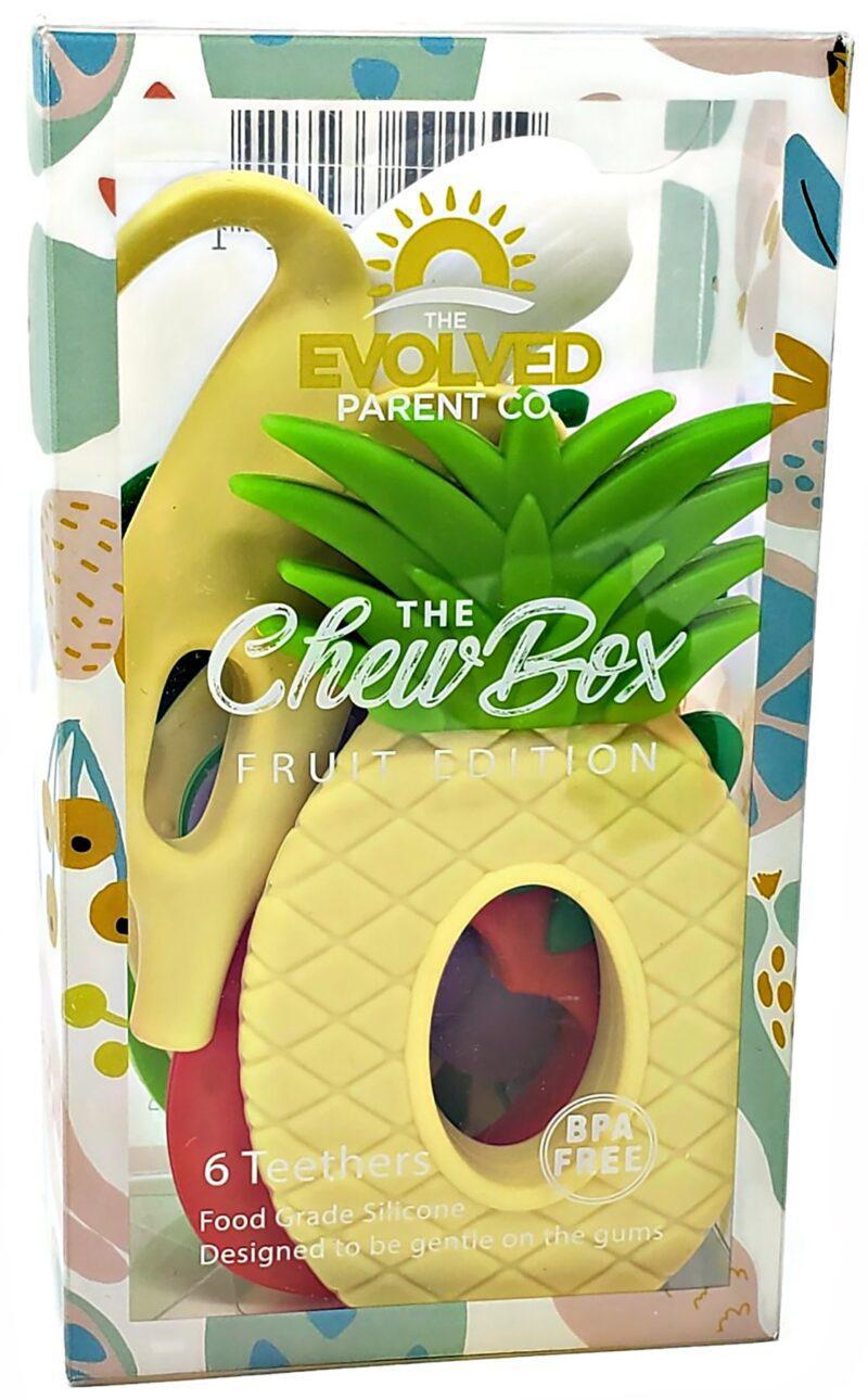 The Chew Box Fruit Edition Silicone Baby Teethers set of 6 - Luna Baby Modern Store