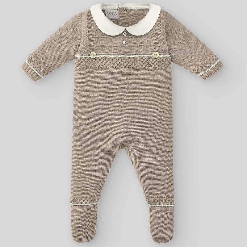 Paz Rodriguez Knit Newborn Magia - Light Brown