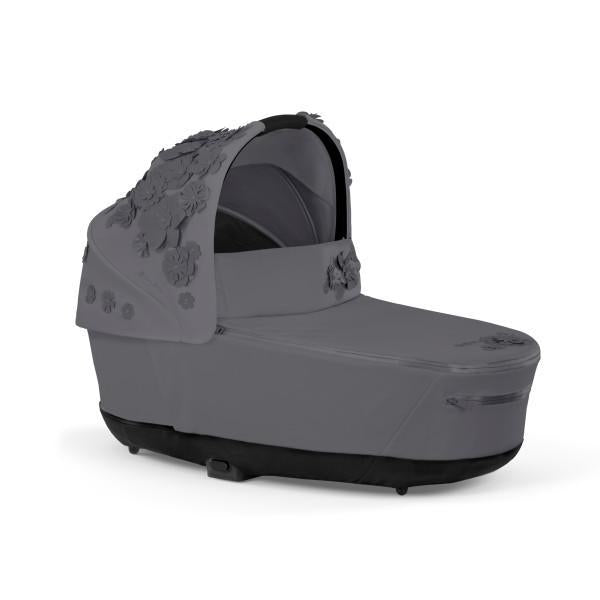 Cybex Priam 4/E-Priam 2 Lux Carry Cot - Simply Flowers Dream Grey