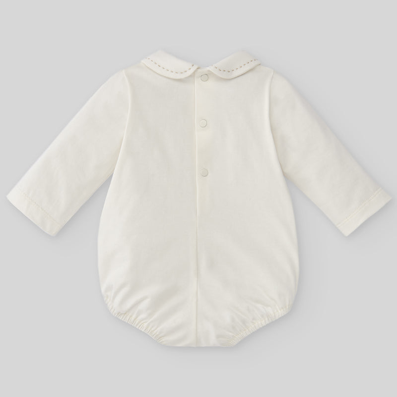 Knit Newborn Body Essencial - Cream/Light Brown