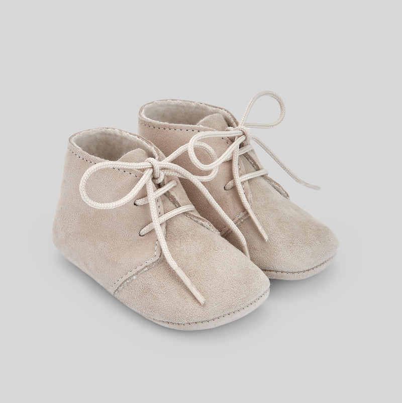 Woven Newborn Boy Shoes Esencial - Sand