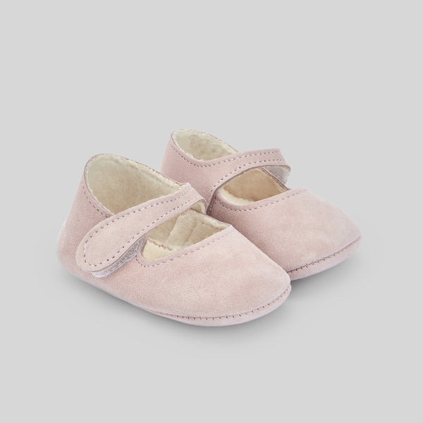 Woven Newborn Shoes Esencial - Mist Pink