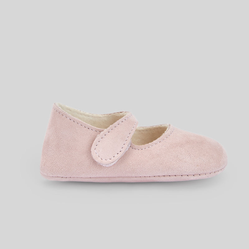 Woven Newborn Shoes Esencial - Mist Pink