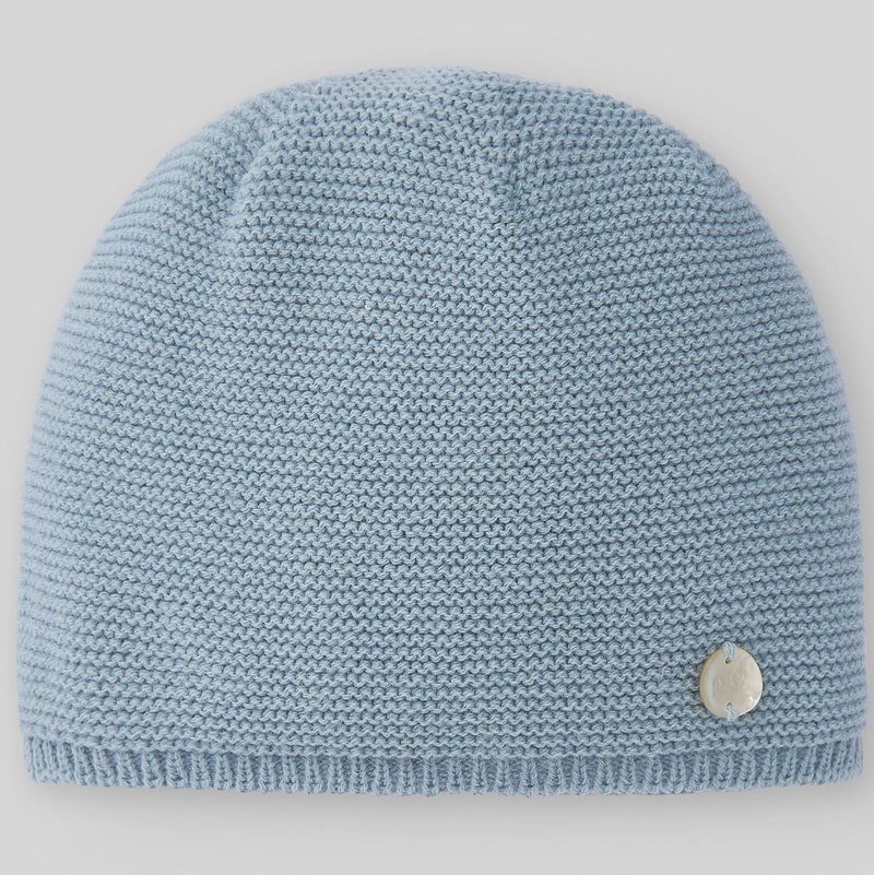 Paz Rodriguez Knit Newborn Hat Esencial - Blue Sunset - Luna Baby Store Miami