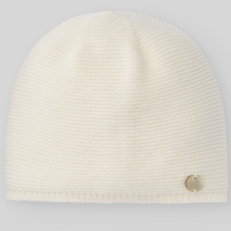 Knit Newborn Hat Esencial - Cream