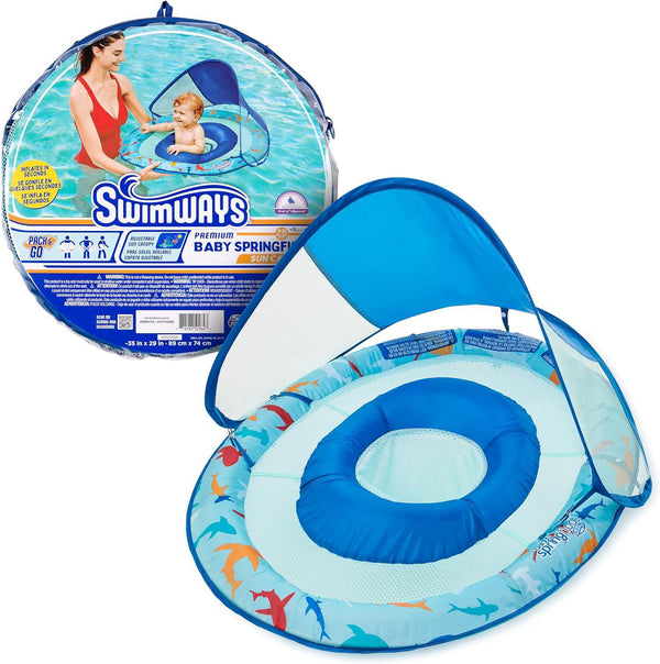 Swimways Baby Spring Float Sun Canopy - Shark