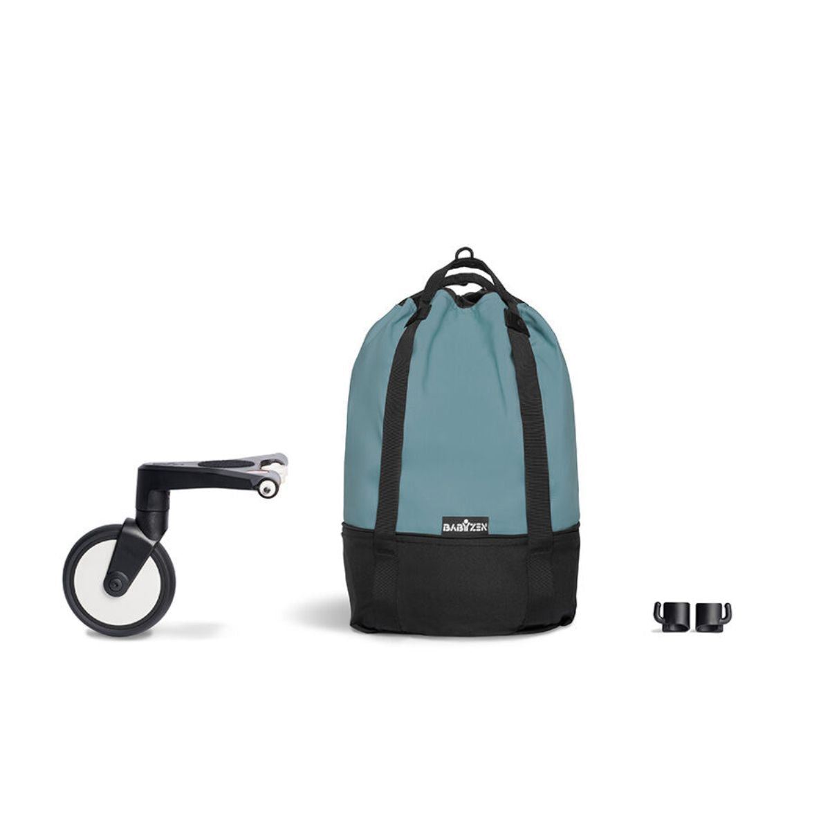 Babyzen Yoyo2 and Yoyo+ Rolling Bag - Aqua - Extra Storage Without Compromising Stability
