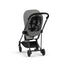 Cybex Mios 3 Stroller - Matte Black/Black Frame and Soho Grey Seat Pack on Luna Baby Store Miami