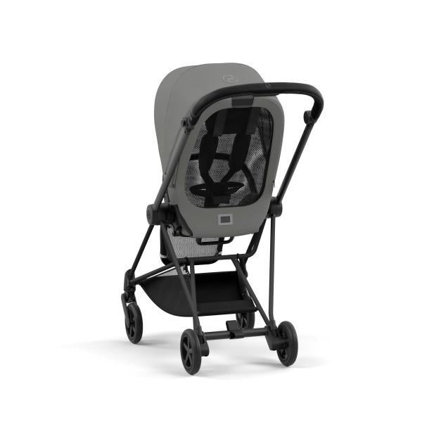 Cybex Mios 3 Stroller - Matte Black/Black Frame and Soho Grey Seat Pack on Luna Baby Store Miami