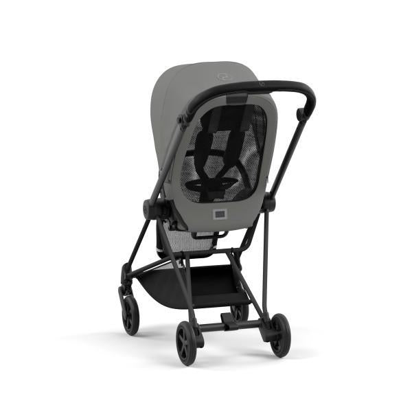 Cybex Mios 3 Stroller - Matte Black/Black Frame and Soho Grey Seat Pack