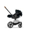 Cybex Priam 4 Stroller - Chrome/Brown Frame and Soho Grey Seat Pack