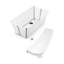 Stokke Flexi Bath Bundle - White on Luna Baby Store Miami