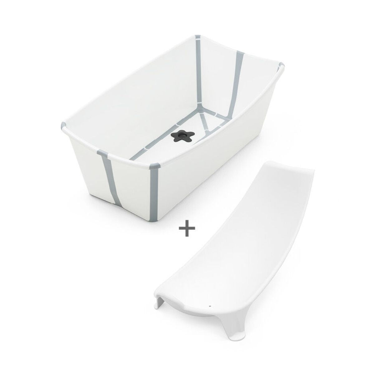 Stokke Flexi Bath Bundle - White on Luna Baby Store Miami