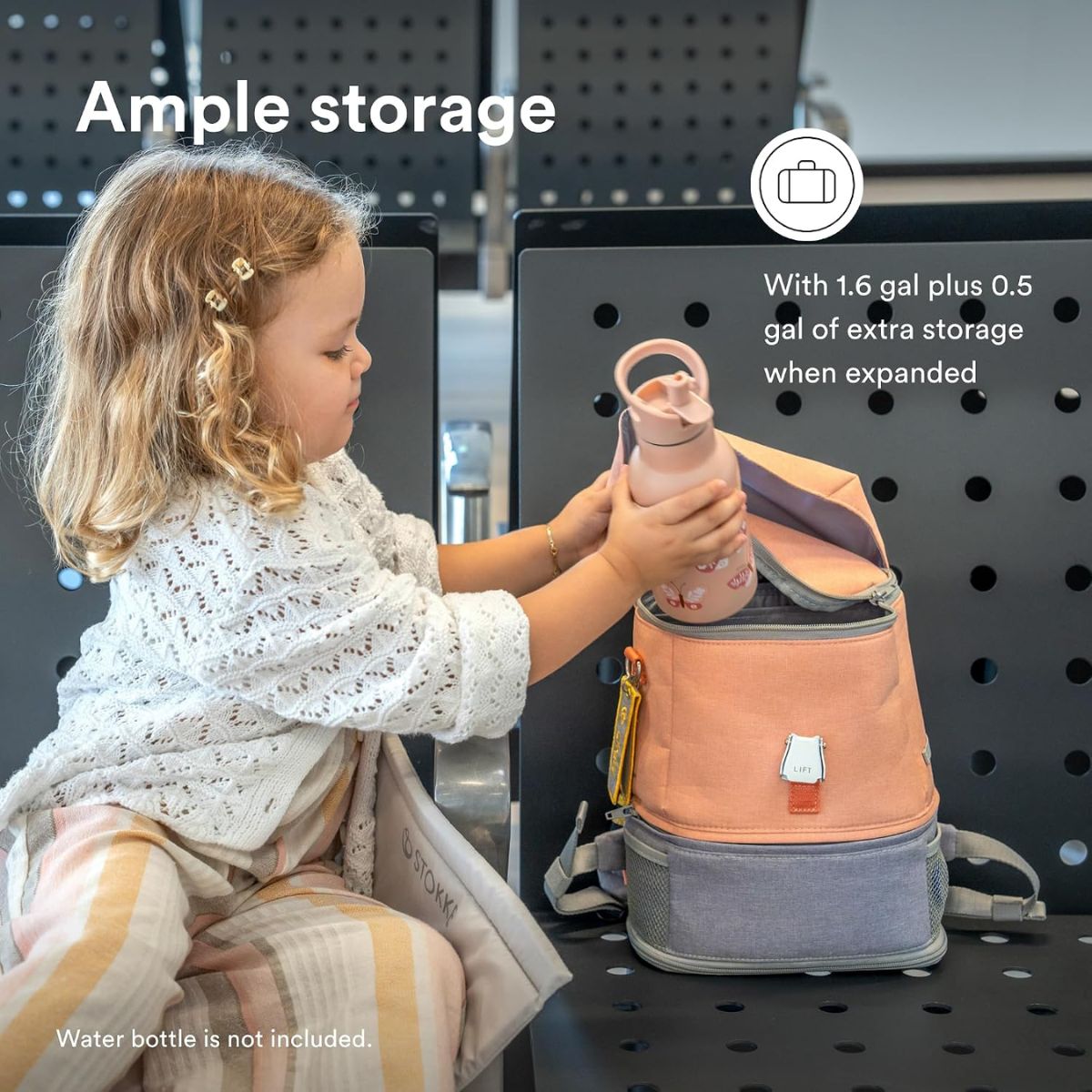 Stokke JetKids BackPack - Coral Pink on Luna Baby Store Miami
