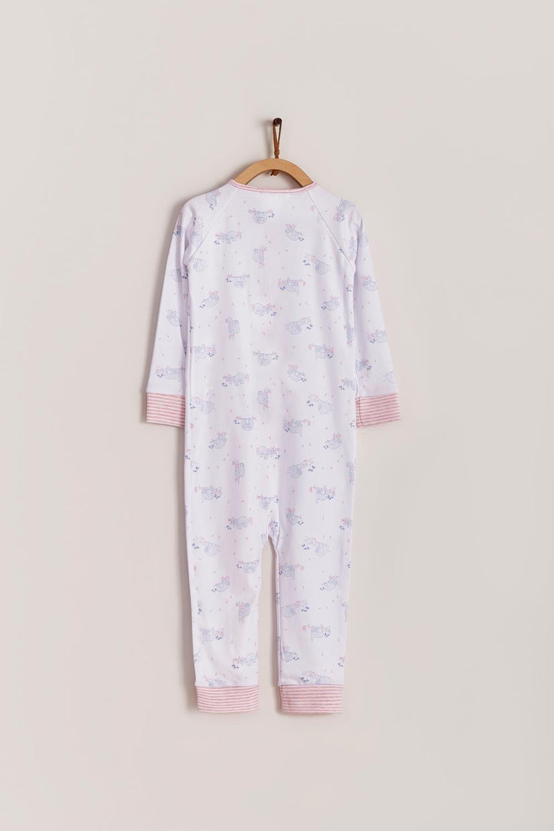 Babycottons Naptime Lix Snug Fit Pajama Pink