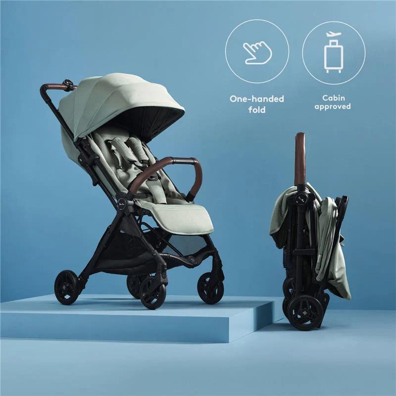 Silver Cross Jet 5 Compact Stroller - Sage Green