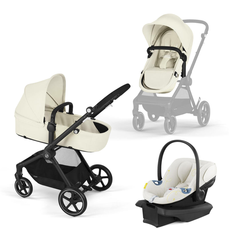 Cybex EOS Travel System Seashell Beige / Black