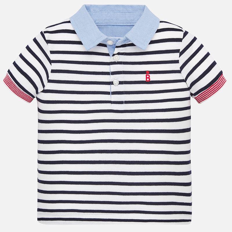 Mayoral Stripes S/s Polo - Luna Baby Modern Store