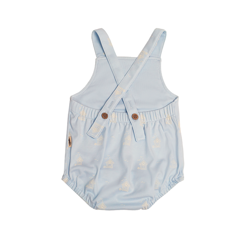 Pima Lima Baby Rompers Summer Hut - Blue - Luna Baby Store Miami