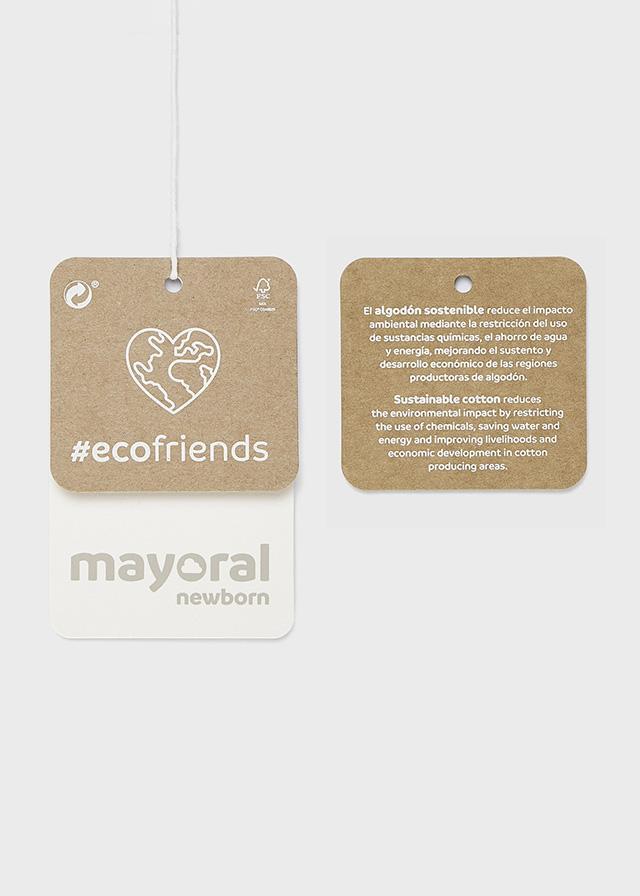 Mayoral Ecofriends 2 Onesies Set With Bib Newborn Girl