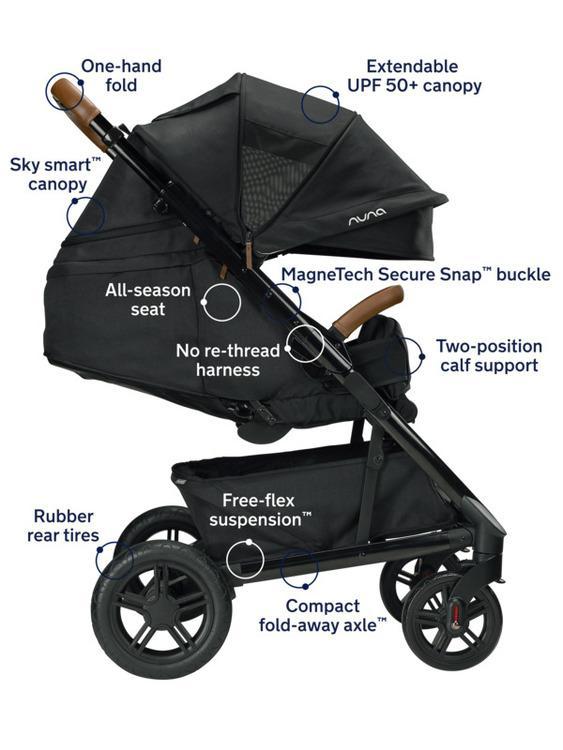 Nuna Tavo Next Stroller - Caviar